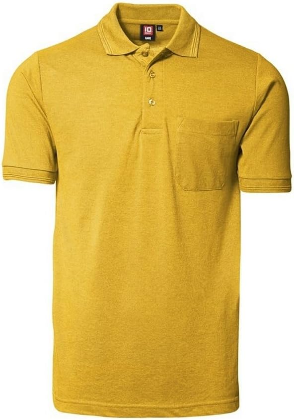 Rex & Holm ID0520 Klassisches Herren Poloshirt, Gelb, 2XL