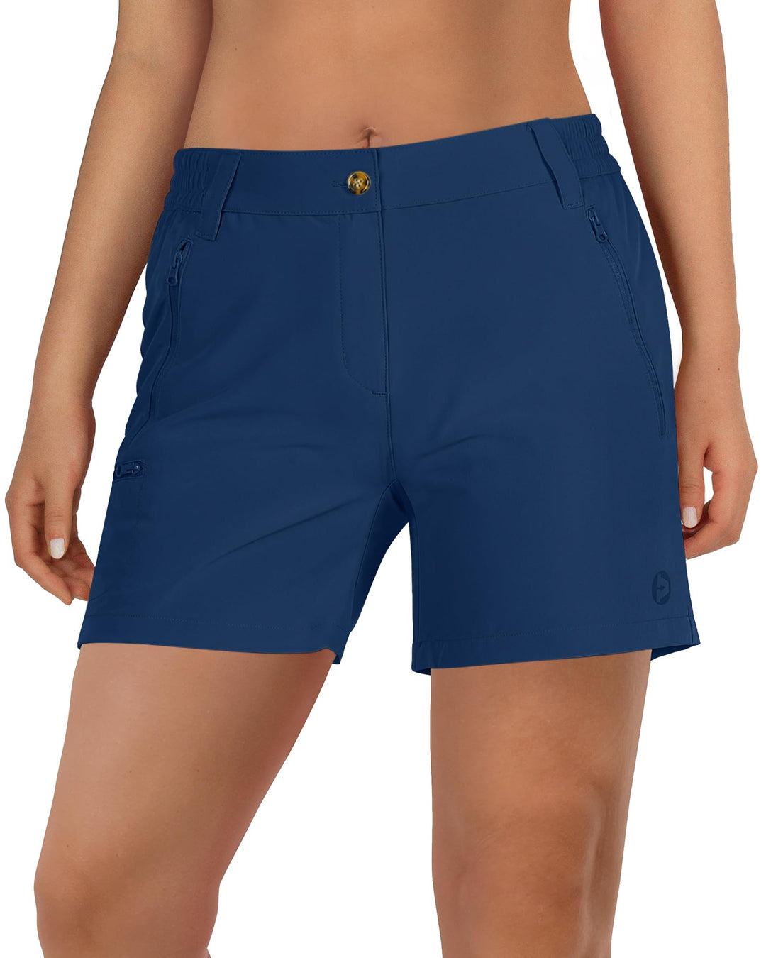 Outdoor Ventures Kurze Hose Damen UPF50+ UV Schutz Wander Shorts Sommer Leicht Trekking Shorts Stret