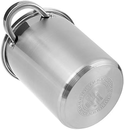 Spargeltopf mit Korb und Glasdeckel Spargel Nudeln Induktion 4.2L 16cm BRUNBESTE BB-2143