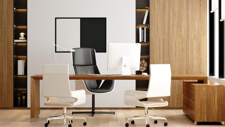 ALLboards Kombitafel 2 in 1 Magnettafel & Schwarz Kork-Pinnwand 90x60cm, Holzrahmen Schwarz lackiert