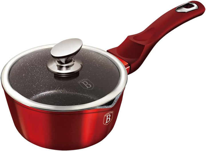 Berlinger Haus Metallic Line BH-1525N Stieltopf, 16 cm, Bordeaux