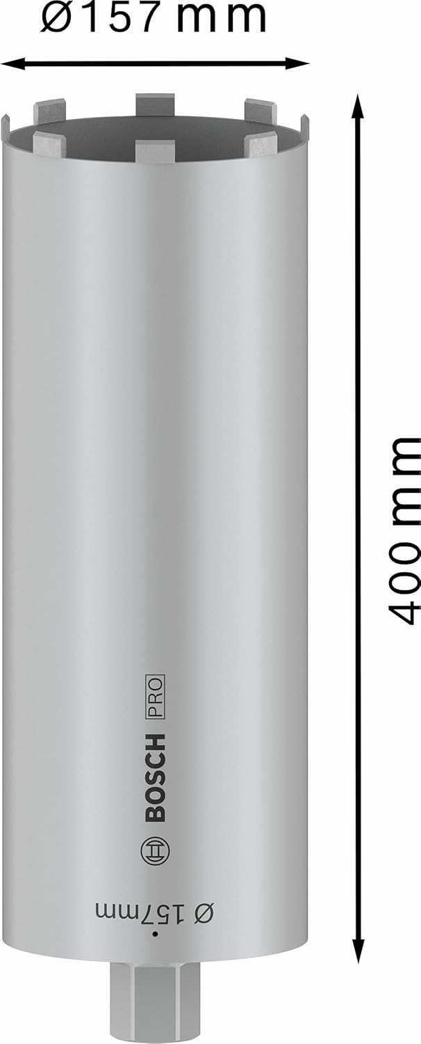 Bosch Professional 2608601414 Diamanttrockenbohrkrone 157x400mm, 157 mm, 157 mm