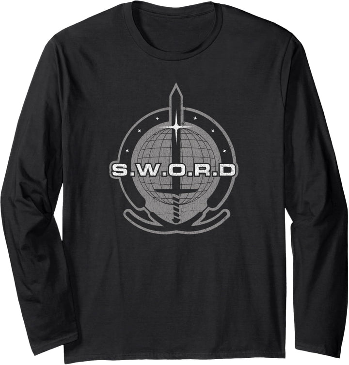 Marvel WandaVision S.W.O.R.D Emblem Langarmshirt