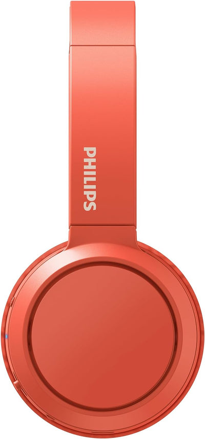 PHILIPS Audio TAH4205RD/00 On Ear Kopfhörer mit Bass Boost Taste (Bluetooth, 29 Stunden Wiedergabeze