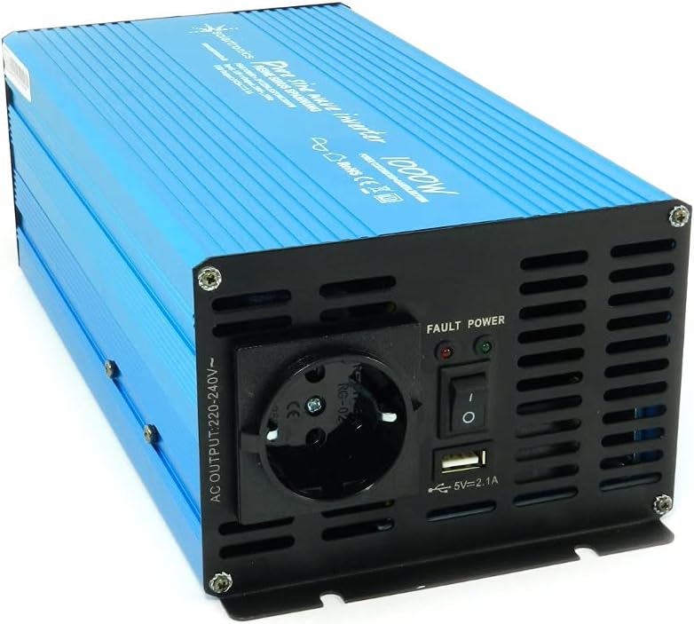 Spannungswandler 1000 Watt Reiner Sinus TS1000 12-230V