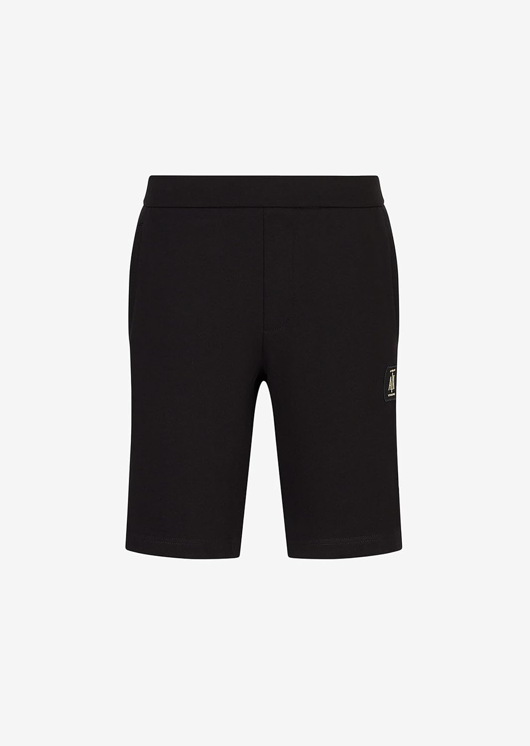 Armani Exchange Herren Icon, Side Logo Patch, Fronttaschen, Bermuda Shorts XS Schwarz, XS Schwarz