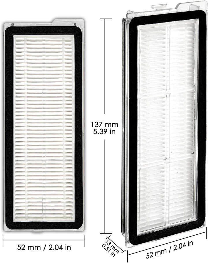 (6 Stück) QV 35A, QV 35S, Qrevo S Ersatz HEPA Filter für Roborock Qrevo MaxV, Qrevo Plus, Qrevo Pro,