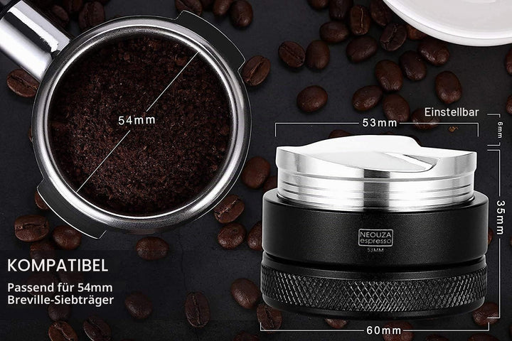 NEOUZA Kaffeeverteiler 53 mm, Kompatibel Mit 54mm Breville Siebträger, Espressoverteiler (53mm), 53