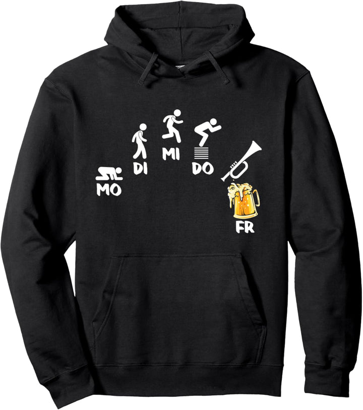 Trompete Orchester Blasmusik Blasorchester - Bier Trompeter Pullover Hoodie