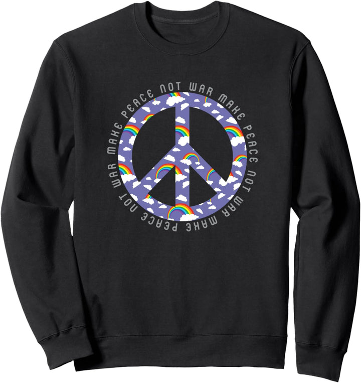 Make Peace Not War - Peace Zeichen - Friedenszeichen Sweatshirt