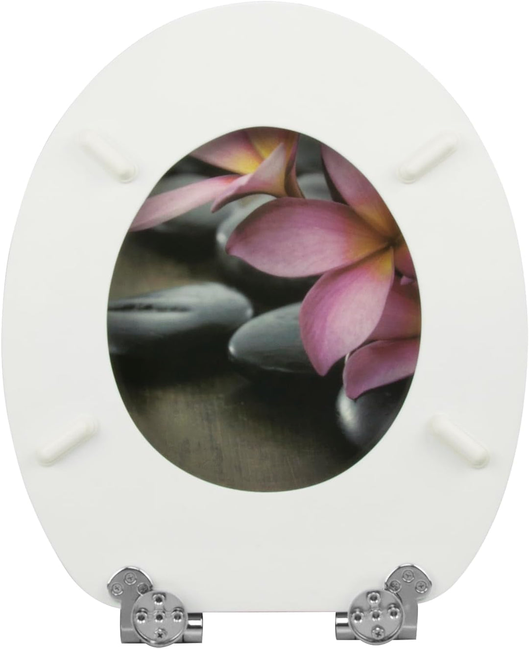 WOLTU #2 Premium WC-Sitz Toilettensitz mit Absenkautomatik, MDF Holzkern, Softclose Scharnier, Antib