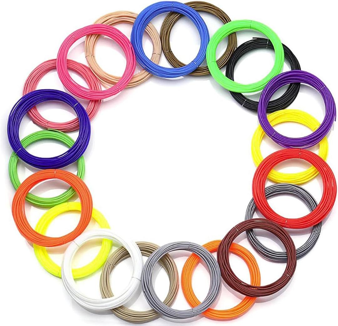 Filapen® 3D Stift PCL Filamente 1.75 mm | 100 meter Packung | 15 unterschiedliche Farben | Biologisc
