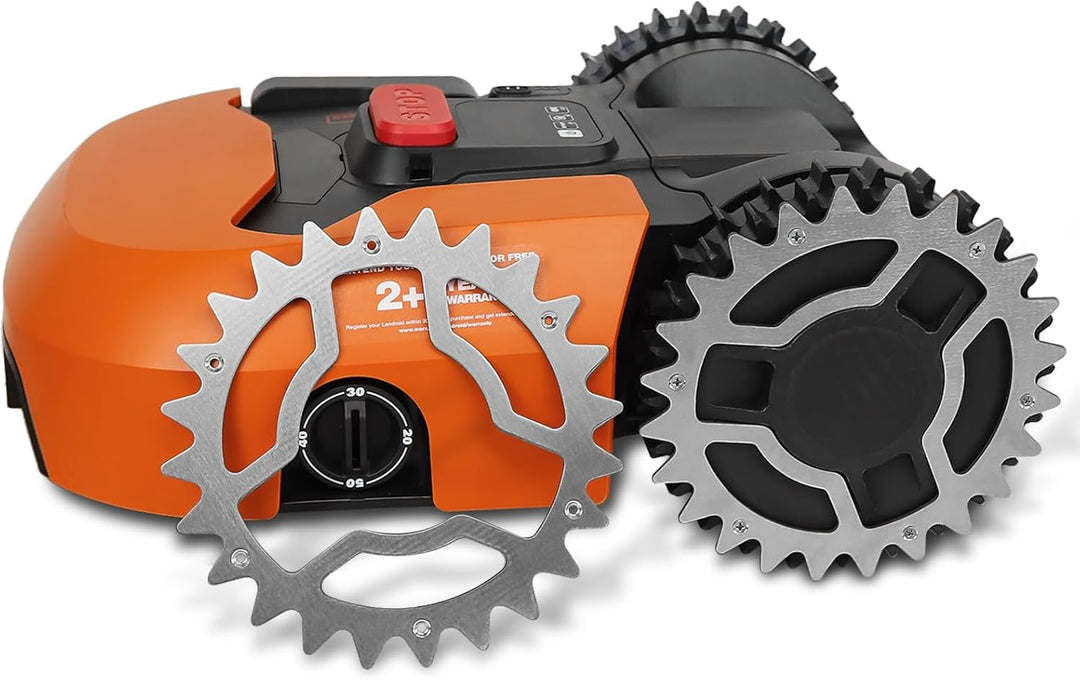 Rasenmäher Roboter Spikes zur für Worx Landroid Modell S/M Rasenmäher, Dicke 2 mm,Traktionsverbesser
