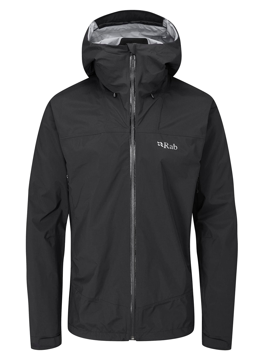 Rab Herren Downpour Plus 2.0 Jacke Regenjacke Hardshelljacke Schwarz S, Schwarz S