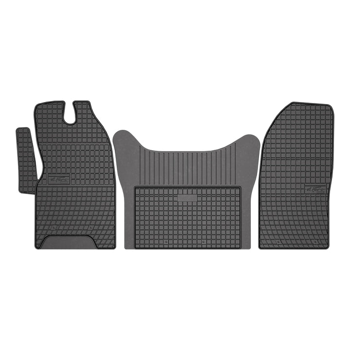 FROGUM EL Toro Gummimatten Ganzjähriges-Set von Autofussmatte Auto Fussmatten für Iveco Daily IV ab