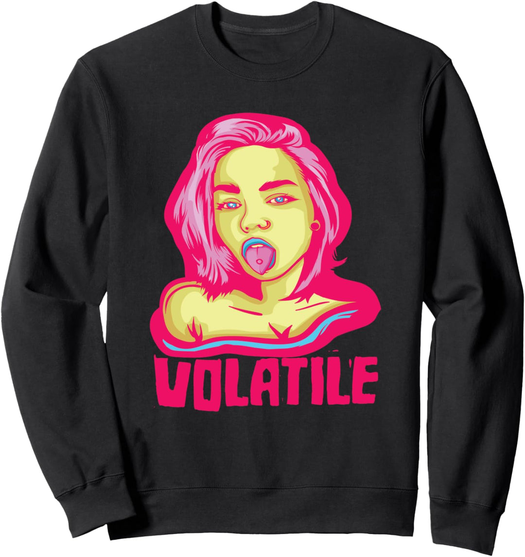 Flüchtige Pastell Goth Creepy Kawaii Sweatshirt
