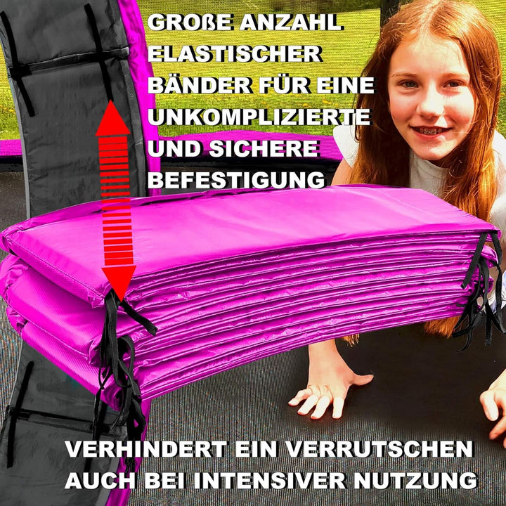 Baunsal® Trampolin Randabdeckung Ø 183 244 250 275 300 305 335 366 370 396 400 427 430 457 460 487 4
