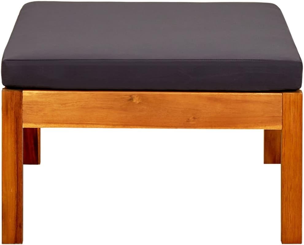 vidaXL 2X Akazienholz Massiv Gartenhocker Modular Fusshocker Fussbank Sitzhocker Hocker Holzhocker F