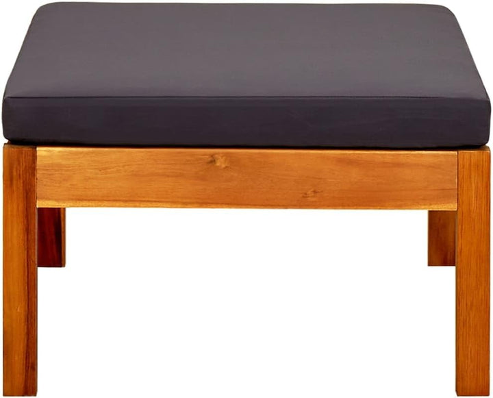 vidaXL 2X Akazienholz Massiv Gartenhocker Modular Fusshocker Fussbank Sitzhocker Hocker Holzhocker F