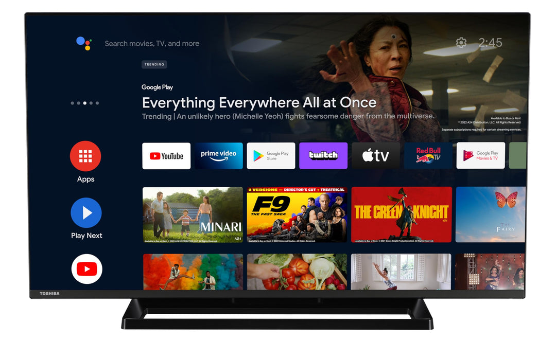 Toshiba 40LA3E63DAZ Android TV 40 Zoll Fernseher (Full HD Smart TV, HDR,Triple-Tuner, Dolby Audio, B