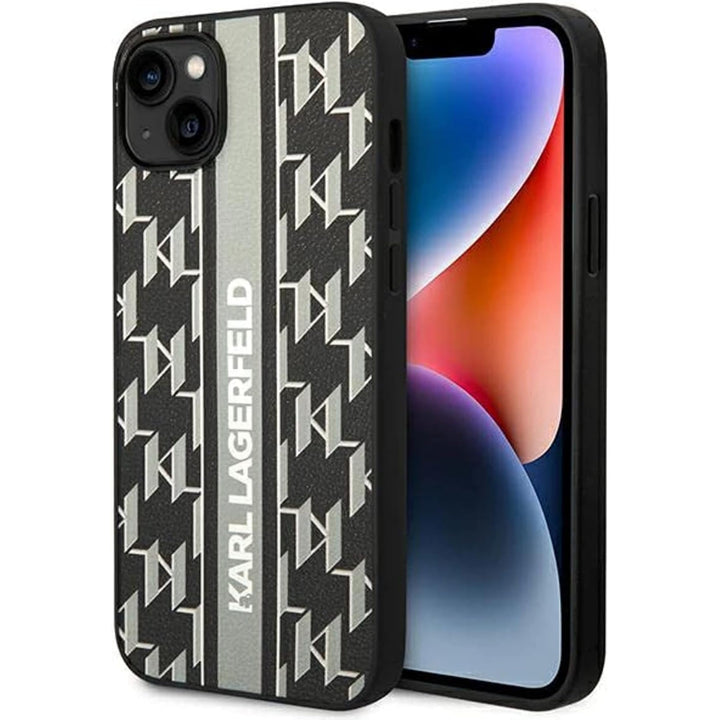KARL LAGERFELD KLHCP14SPGKLSKG Hülle für iPhone 14 6,1" hardcase grau/Grey Monog