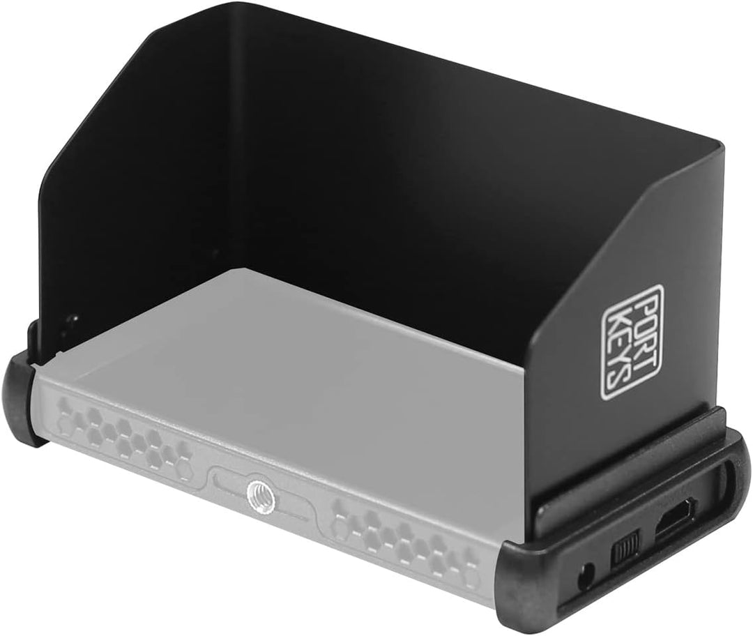 Portkeys PT6 Kamera Feldmonitor Sonnenblende Visier mit sturzsicherer Gummihülle für PT6, für PT6