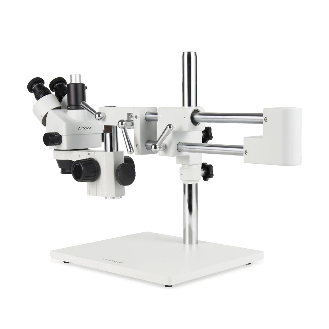 AmScope SM-4TZ-144A Trinokulares Stereomikroskop mit 4-Zonen-144-LED-Ringlicht, Ausgezeichnet mit De