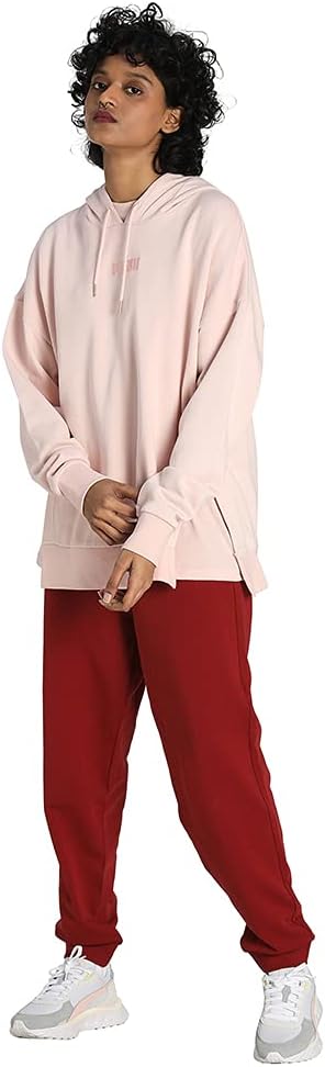 PUMA Damen Her Hoodie Tr Kapuzenpullover S-L Lotus, S-L Lotus