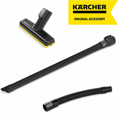 Kärcher Original Zubehör-Set für die Autoreinigung für Kärcher Akku-Staubsauger VC 4 bis 7, Schwarz