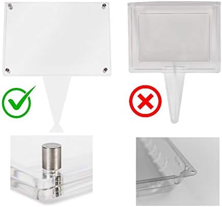 SimpleView 12,7 x 17,8 cm wasserdichter Bilderrahmen | Gedenkgeschenke | Friedhofsdekorationen für F