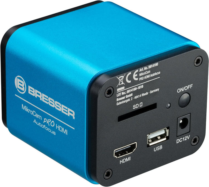 Bresser MikroCam PRO HDMI Autofocus Mikroskopkamera Full HD mit USB Maus, WiFi-Funktion, 1920x1080 P