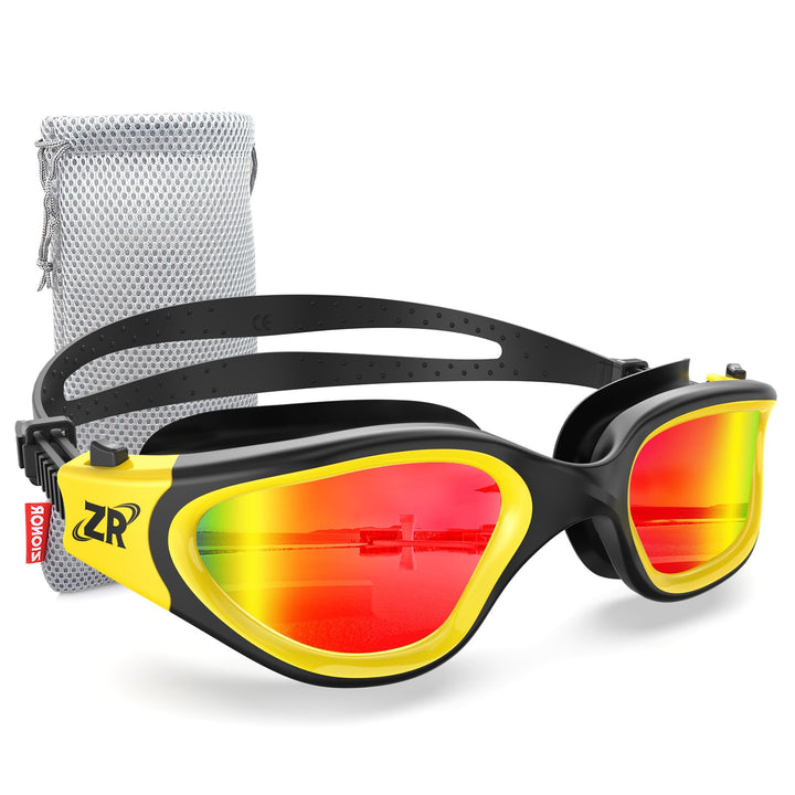 ZIONOR G1 NEW Polarisierte Schwimmbrille für Erwachsene Damen Herren – Beschlagfrei, 100% UV-Schutz,