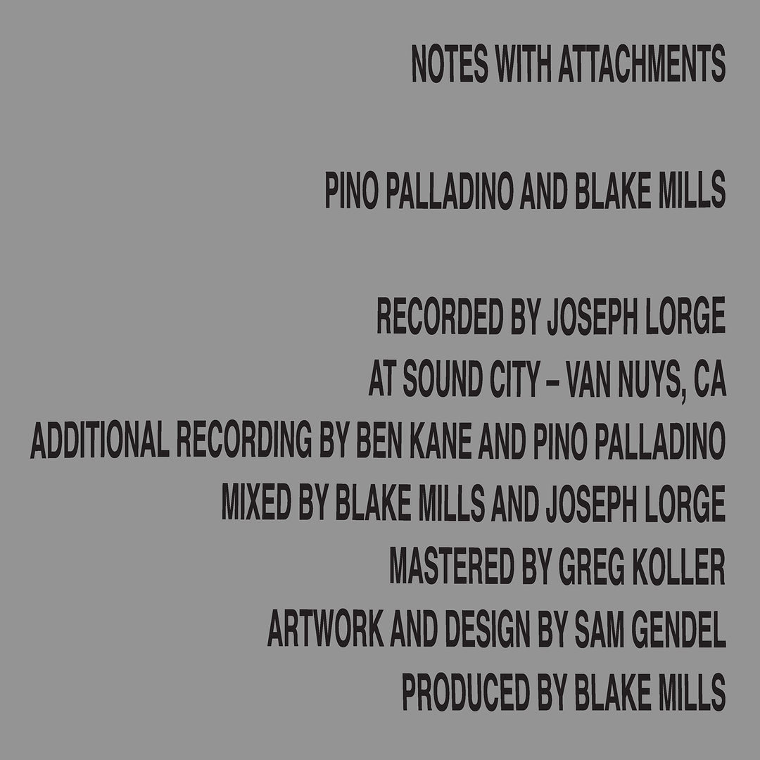 Notes With Attachments, Vinyl