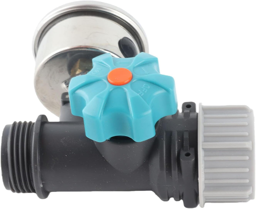 Wasserdruck Ventil, G3/4in Einstellbares Wasserdruck Regler Ventil mit Druck Messgerät Wasserdruck M