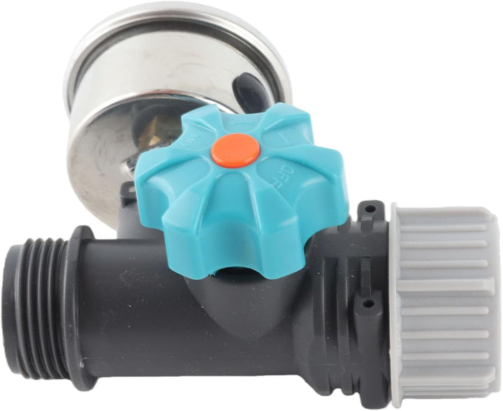 Wasserdruck Ventil, G3/4in Einstellbares Wasserdruck Regler Ventil mit Druck Messgerät Wasserdruck M