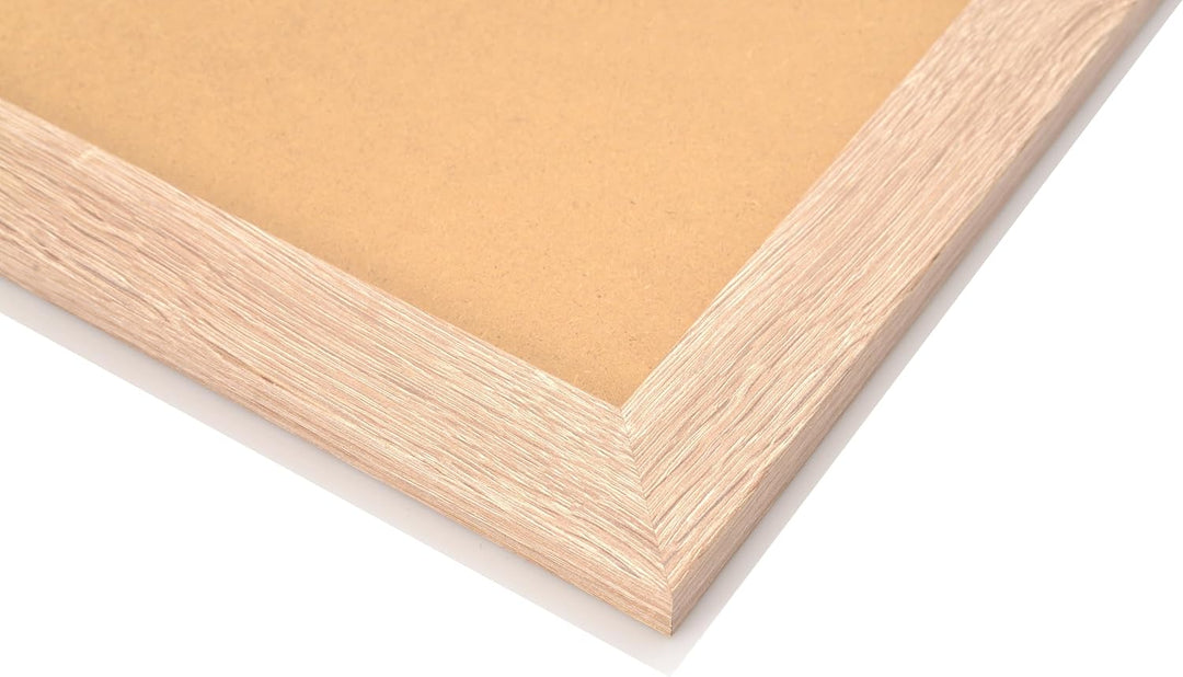 Stallmann Design Bilderrahmen 68x98 cm sonoma-eiche Holz mit Acrylglas Rahmen-Breite 40mm Posterrahm