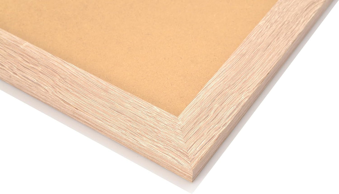 Stallmann Design Bilderrahmen 68x98 cm sonoma-eiche Holz mit Acrylglas Rahmen-Breite 40mm Posterrahm