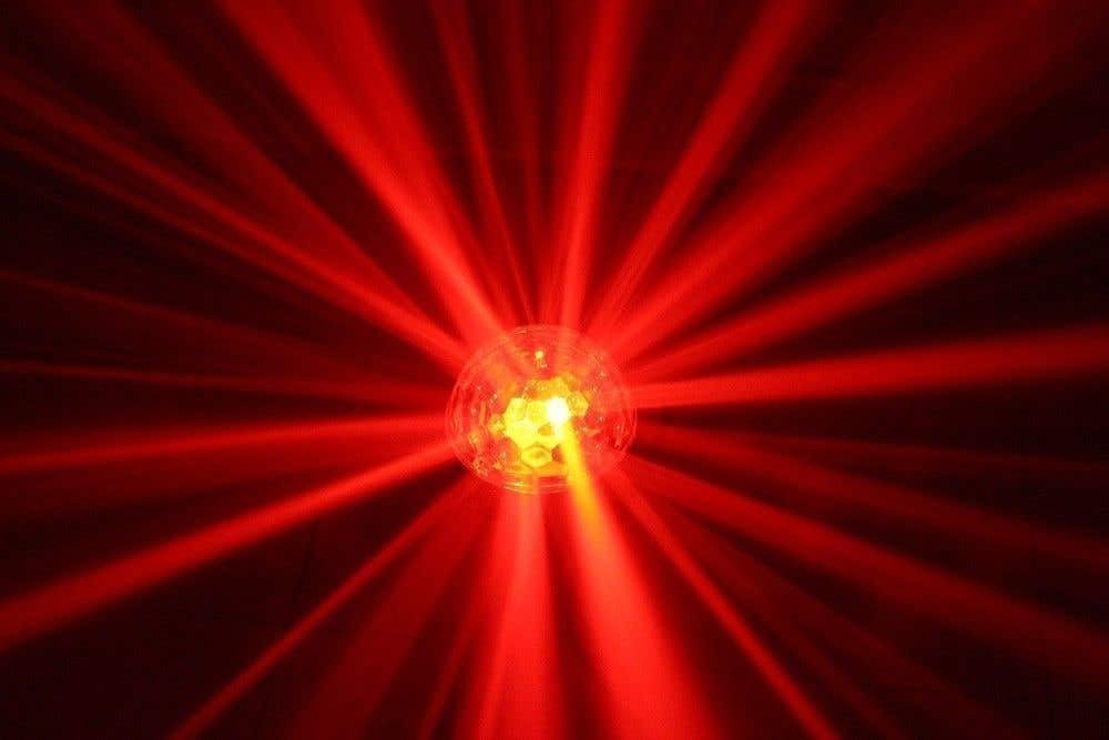 MAX Jelly Ball - Discokugel LED Lichteffekt, Discolicht Partylicht Kinder und Erwachsene, bewegliche