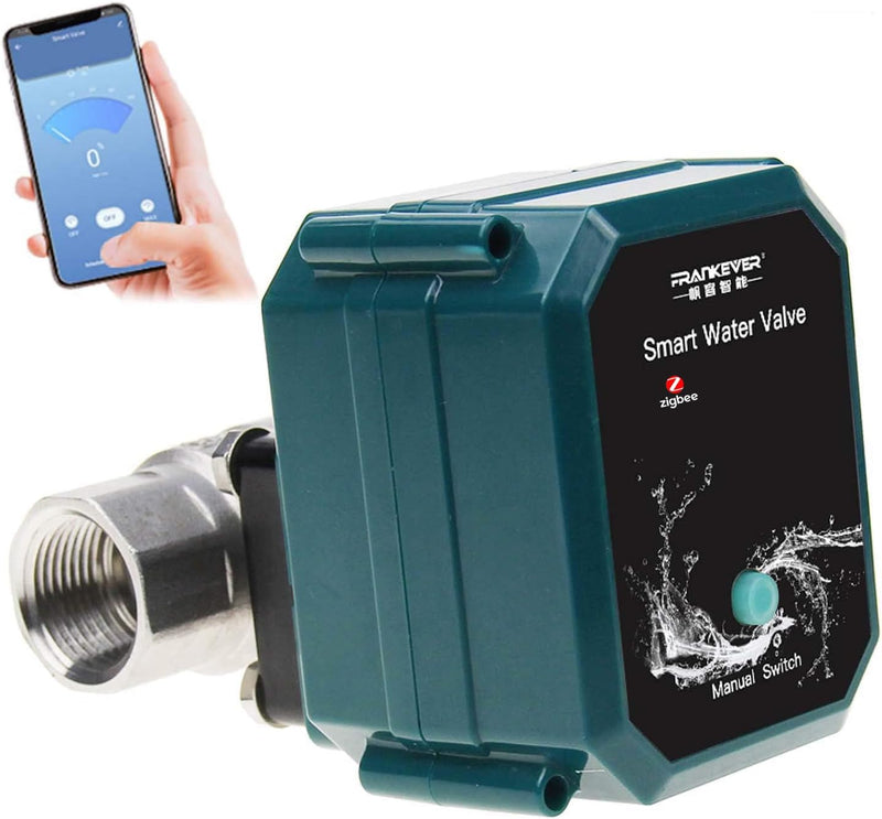 Zigbee Wasserventilsteuerung,Kabelloser Wassertimer Automatische Bewässerung Bewässerungstimer IP67