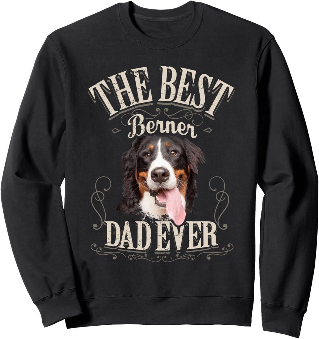Beste Berner Papa Aller Bernese Mountain Dog Hund Geschenk Sweatshirt