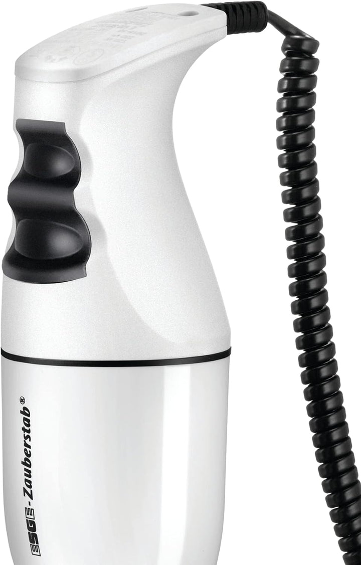 ESGE-Zauberstab Set E120 Select, Stabmixer weiss, bis 10.000 U/Min, 90210, 120W, inkl. Becher-Set 60