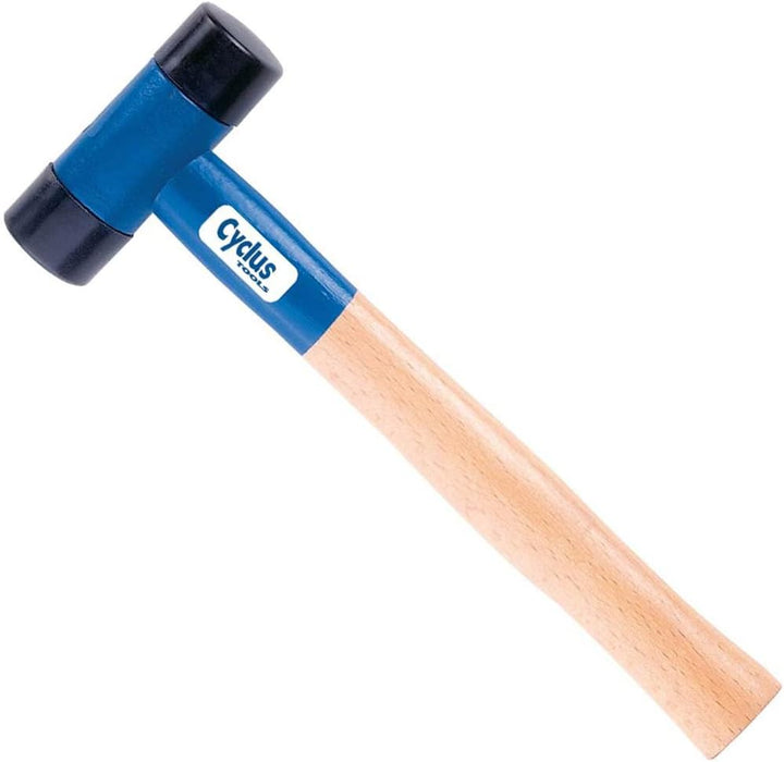 CYCLUS Tools Gummihammer mit Holzstiel 290 mm, 452 g