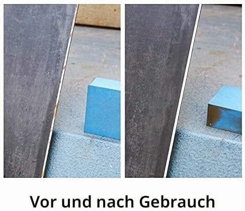 XCMAN Komplettes Ski-/Snowboard-Pflegeset für Seitenkanten/Ski, Winkelwerkzeug + Gummi-Stein + PTEX-