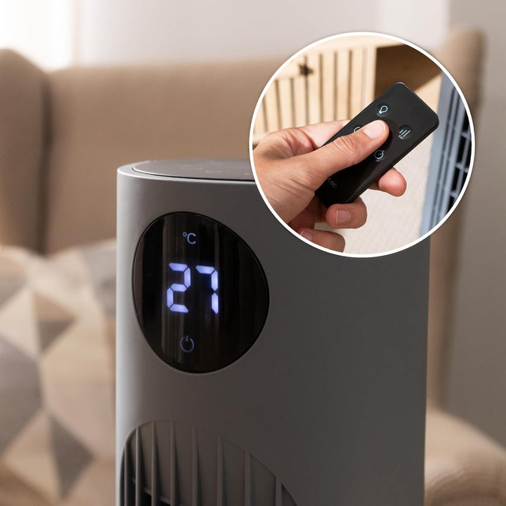Cecotec - Turmventilatoren EnergySilence 800 Skyline Smart, 60 W Leistung, LED-Touchscreen, Fernbedi