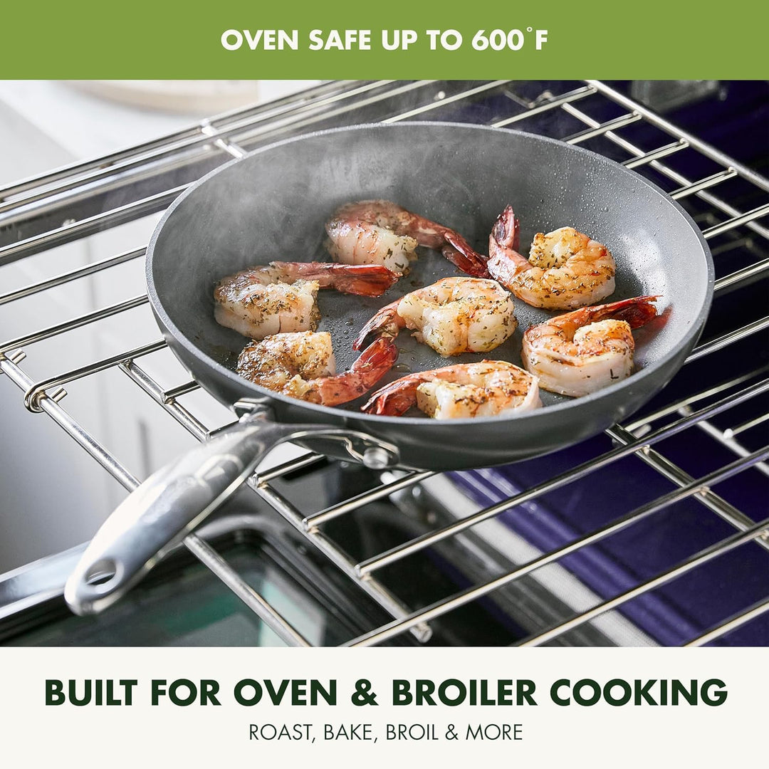 GreenPan Valencia Pro Harteloxierte Gesunde Keramik Anti-Stick 26 cm & 30 cm Bratpfannen-Set, PFAS-f