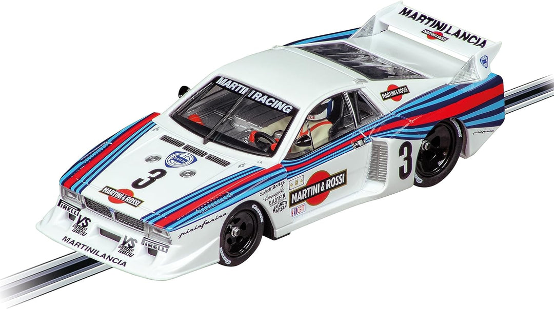 Carrera EVOLUTION I Ready to Race Autorennbahn Slotcar I Lancia Beta Montecarlo Turbo Lancia Martini