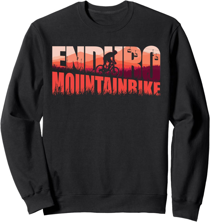 Vintage Retro Mountainbike MTB Radfahren Reiten Sweatshirt