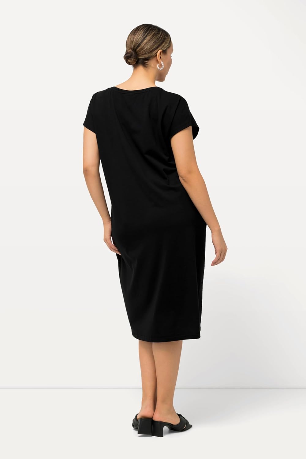 Ulla Popken Damen Jerseykleid Kleid 42-44 Schwarz, 42-44 Schwarz