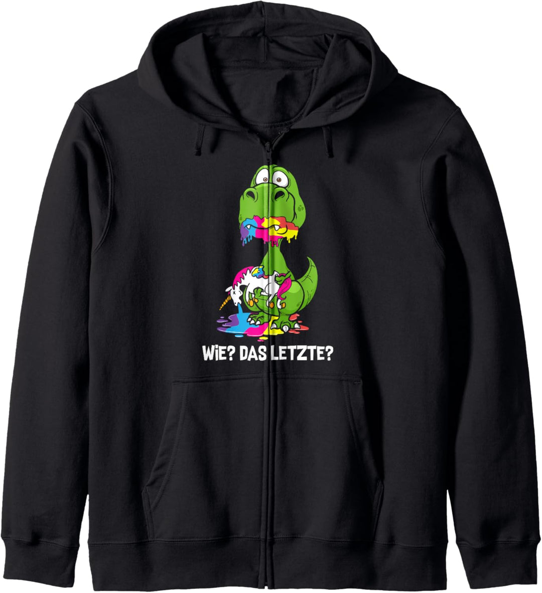 Lustiger Drachen Wie Das Letzte Drache frisst Einhorn Kapuzenjacke