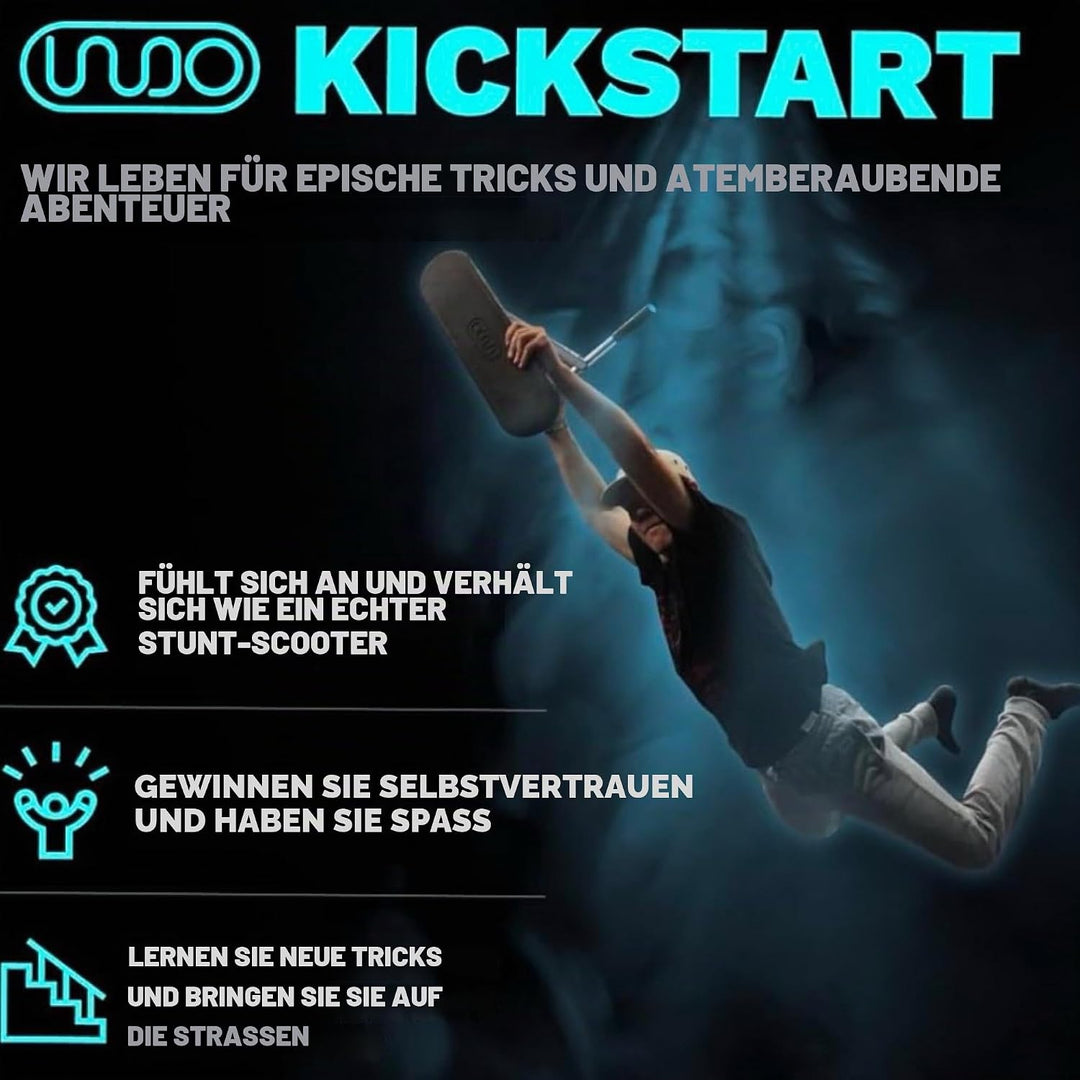 Indo 2.0 Trampolin Stunt-Scooter I Trick Roller I Verschiedene Höhen I Indoor &amp; Outdoor I Trick I Tr